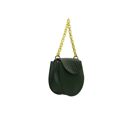 Купить Кожаная сумка Italian Bags Клатч Italian Bags 1966_green Кожаный Зеленый, фото , изображение 6, характеристики, отзывы