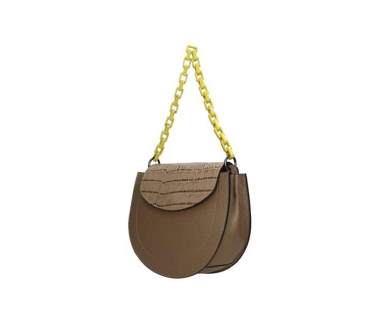 Купить Кожаная сумка Italian Bags Клатч Italian Bags 1966_taupe Кожаный Таупе, фото , изображение 3, характеристики, отзывы