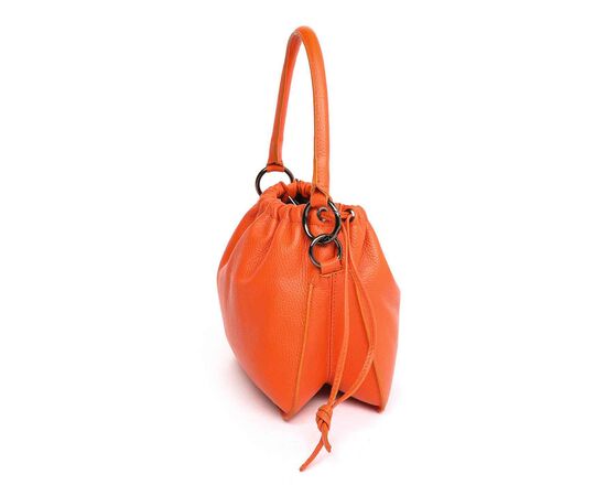 Купить Кожаная сумка Italian Bags Сумка на каждый день Italian Bags 2240_papaya Кожаная Оранжевый, фото , изображение 3, характеристики, отзывы