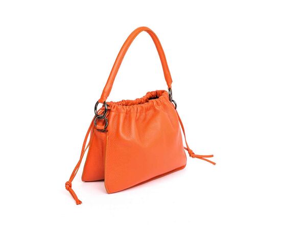 Купить Кожаная сумка Italian Bags Сумка на каждый день Italian Bags 2240_papaya Кожаная Оранжевый, фото , изображение 4, характеристики, отзывы