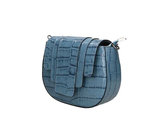 Купить Кожаная сумка Italian Bags Клатч Italian Bags 2359_sky Кожаный Синий, фото , изображение 3, характеристики, отзывы