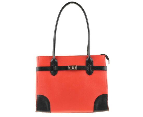 Купить Кожаная сумка Italian Bags Деловая Сумка Italian Bags 3342_red_black Кожаная Черный, фото , характеристики, отзывы