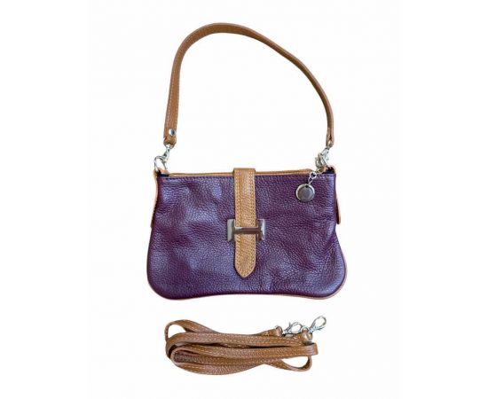 Придбати Шкіряна сумка Italian Bags Клатч Italian Bags 3361_bordo_cuoio Шкіряний Бордовий, image , характеристики, відгуки