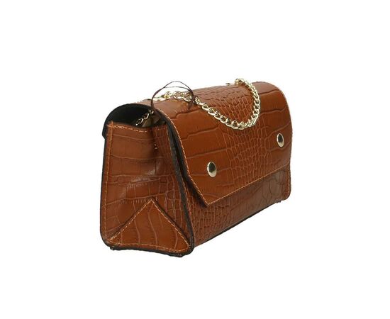 Придбати Шкіряна сумка Italian Bags Клатч Italian Bags 532177_cuoio Шкіряний Коньячний, image , зображення 6, характеристики, відгуки