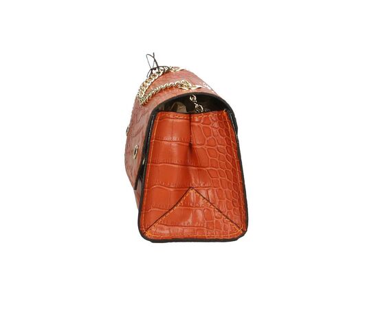 Купить Кожаная сумка Italian Bags Клатч Italian Bags 532177_orange Кожаный Оранжевый, фото , изображение 4, характеристики, отзывы