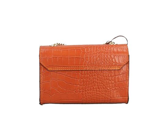 Купить Кожаная сумка Italian Bags Клатч Italian Bags 532177_orange Кожаный Оранжевый, фото , изображение 5, характеристики, отзывы