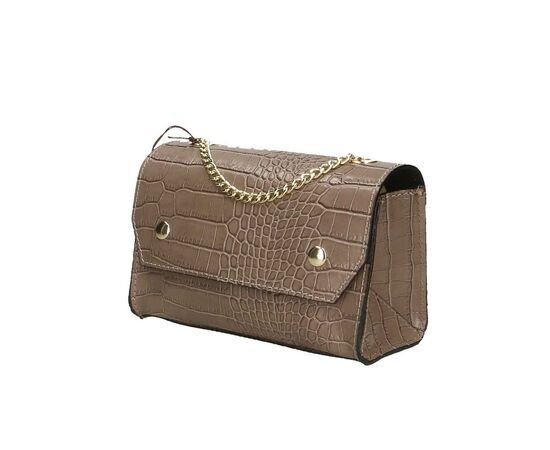 Купить Кожаная сумка Italian Bags Клатч Italian Bags 532177_taupe Кожаный Таупе, фото , изображение 3, характеристики, отзывы