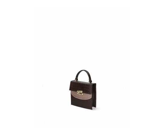 Придбати Кожаная сумка Italian Bags Клатч Italian Bags 540076_dark_brown Кожаный Коричневый, image , зображення 2, характеристики, відгуки