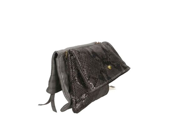 Купить Кожаная сумка Italian Bags Клатч Italian Bags 542013_gray Кожаный Серый, фото , изображение 6, характеристики, отзывы