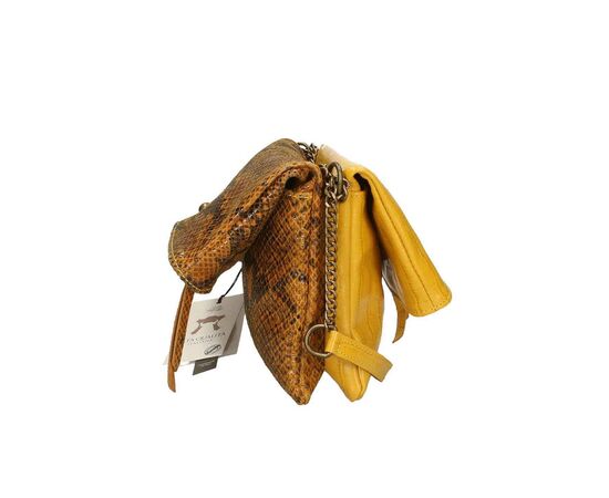 Купить Кожаная сумка Italian Bags Клатч Italian Bags 542013_yellow Кожаный Желтый, фото , изображение 4, характеристики, отзывы