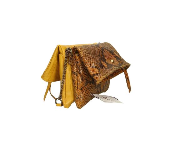 Купить Кожаная сумка Italian Bags Клатч Italian Bags 542013_yellow Кожаный Желтый, фото , изображение 6, характеристики, отзывы