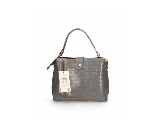 Придбати Кожаная сумка Italian Bags Деловая Сумка Italian Bags 556024_gray Кожаная Серый, image , характеристики, відгуки