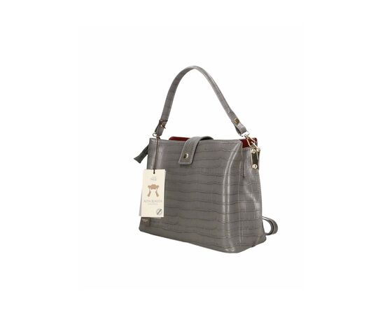 Придбати Кожаная сумка Italian Bags Деловая Сумка Italian Bags 556024_gray Кожаная Серый, image , зображення 3, характеристики, відгуки