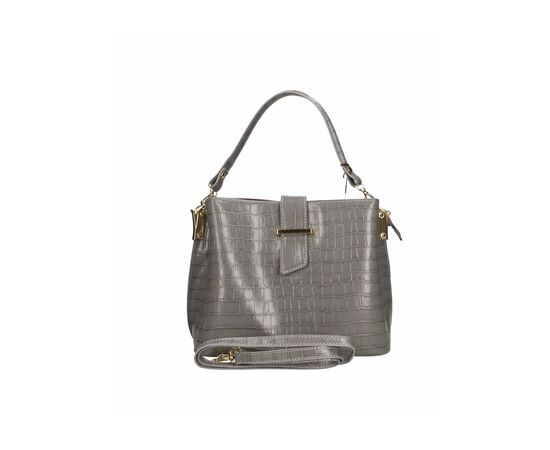 Придбати Кожаная сумка Italian Bags Деловая Сумка Italian Bags 556024_gray Кожаная Серый, image , зображення 5, характеристики, відгуки