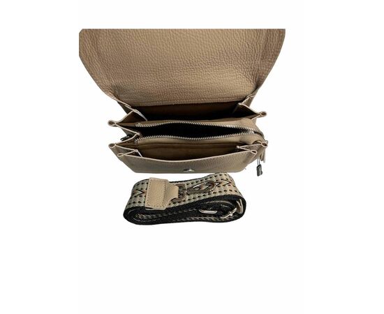 Купить Кожаная сумка Italian Bags Клатч Italian Bags 79923_taupe Кожаный Серо-коричневый, фото , изображение 5, характеристики, отзывы