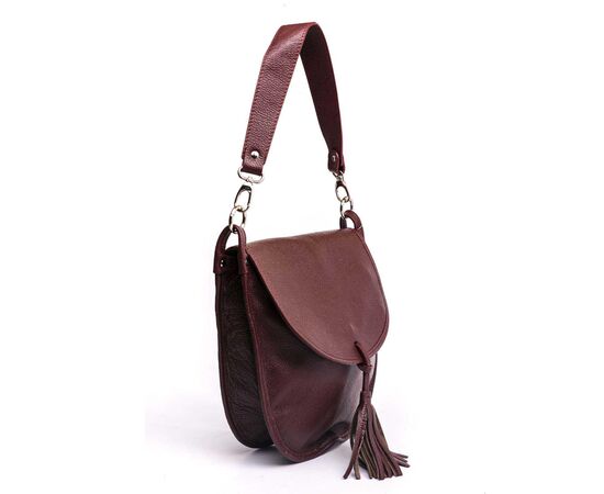 Купить Кожаная сумка Italian Bags Сумка На Каждый День Italian Bags 8871_bordo Кожаная Бордовый, фото , изображение 4, характеристики, отзывы