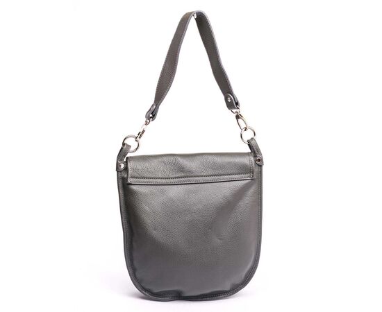 Купить Кожаная сумка Italian Bags Сумка На Каждый День Italian Bags 8871_gray Кожаная Серый, фото , изображение 3, характеристики, отзывы