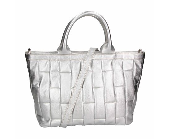 Купить Кожаная сумка Italian Bags Деловая Сумка Italian Bags san0084_silver Кожаная Серебро, фото , изображение 5, характеристики, отзывы