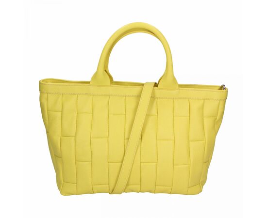 Купить Кожаная сумка Italian Bags Деловая Сумка Italian Bags san0084_yellow Кожаная Желтый, фото , изображение 4, характеристики, отзывы