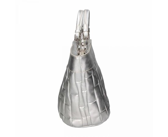 Купить Кожаная сумка Italian Bags Деловая Сумка Italian Bags sef0054_silver Кожаная Серебро, фото , изображение 3, характеристики, отзывы