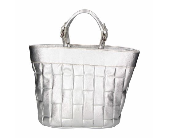 Купить Кожаная сумка Italian Bags Деловая Сумка Italian Bags sef0054_silver Кожаная Серебро, фото , изображение 4, характеристики, отзывы