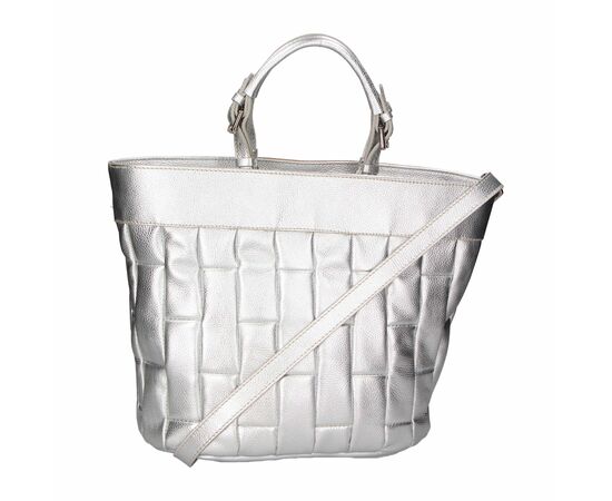 Купить Кожаная сумка Italian Bags Деловая Сумка Italian Bags sef0054_silver Кожаная Серебро, фото , изображение 5, характеристики, отзывы