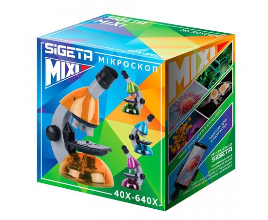 Купить Микроскоп SIGETA MIXI 40x-640x BLUE (с адаптером для смартфона), фото , изображение 6, характеристики, отзывы