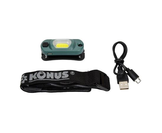 Купить Ліхтар налобний KONUS KONUSFLASH-6 USB Rechargeable, фото , изображение 4, характеристики, отзывы