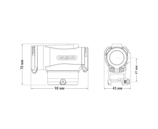 Купить Коліматорний приціл HOLOSUN HE530C-GR, фото , изображение 6, характеристики, отзывы
