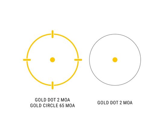 Купить Коліматорний приціл HOLOSUN HE503R-GD, фото , изображение 5, характеристики, отзывы