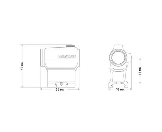 Купить Коліматорний приціл HOLOSUN HE403C-GR, фото , изображение 6, характеристики, отзывы