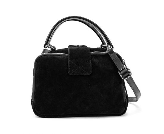 Придбати Мягкая замшевая сумка на два отдела с ручкой Firenze Italy F-IT-1045A-Y, image , характеристики, відгуки