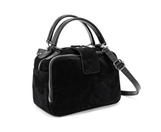 Придбати Мягкая замшевая сумка на два отдела с ручкой Firenze Italy F-IT-1045A-Y, image , зображення 3, характеристики, відгуки