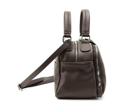 Купить Мягкая кожаная сумка на два отдела с ручкой Firenze Italy F-IT-1045C, фото , изображение 4, характеристики, отзывы