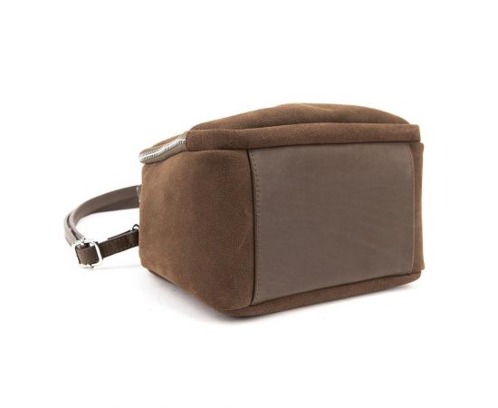 Придбати Мягкая замшевая сумка на два отдела с ручкой Firenze Italy F-IT-1045DB-Y, image , зображення 5, характеристики, відгуки