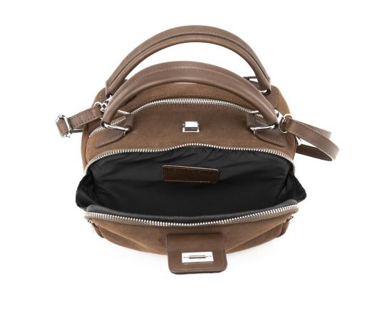 Придбати Мягкая замшевая сумка на два отдела с ручкой Firenze Italy F-IT-1045DB-Y, image , зображення 7, характеристики, відгуки