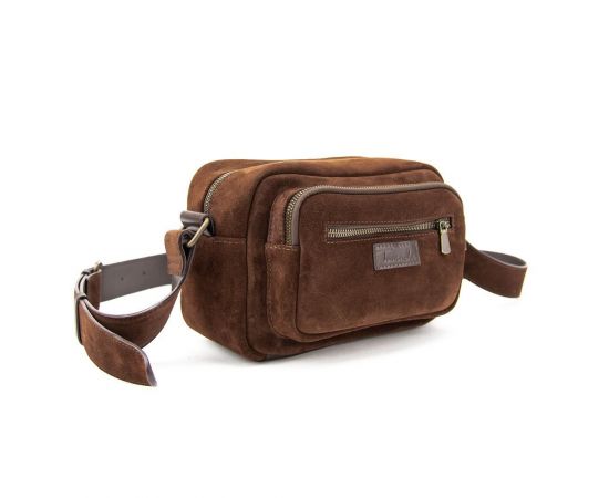 Придбати Женская компактная кожаная сумочка Firenze Italy F-IT-9804DBCR, image , зображення 3, характеристики, відгуки