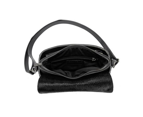 Придбати Женская компактная кожаная сумочка с клапаном с меха Firenze Italy F-IT-9804H, image , зображення 2, характеристики, відгуки