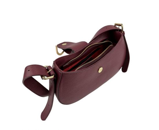 Купить Кроссбоди кожаное полукруглое Firenze Italy F-IT-98100BO, фото , изображение 5, характеристики, отзывы