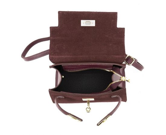 Придбати Небольшая классическая замшевая сумочка Firenze Italy F-IT-98667BO, image , зображення 2, характеристики, відгуки