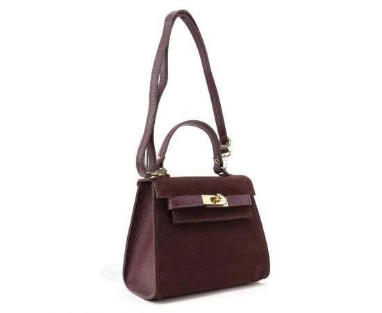 Придбати Небольшая классическая замшевая сумочка Firenze Italy F-IT-98667BO, image , зображення 7, характеристики, відгуки