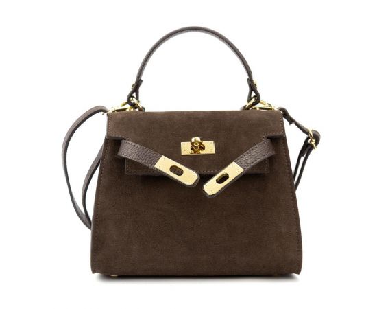 Придбати Небольшая классическая замшевая сумочка Firenze Italy F-IT-98667DB, image , зображення 3, характеристики, відгуки