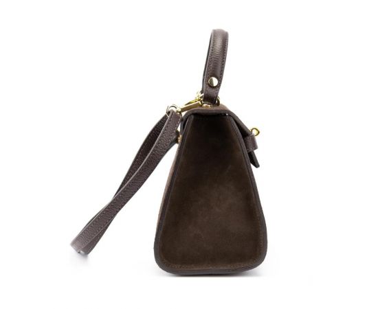 Придбати Небольшая классическая замшевая сумочка Firenze Italy F-IT-98667DB, image , зображення 4, характеристики, відгуки