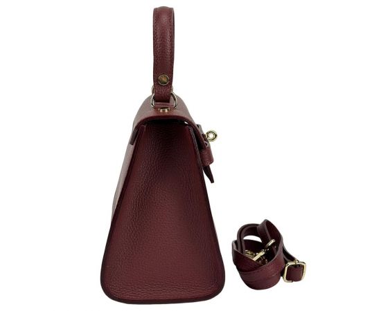 Купить Небольшая классическая кожаная сумочка Firenze Italy F-IT-9866DR, фото , изображение 5, характеристики, отзывы