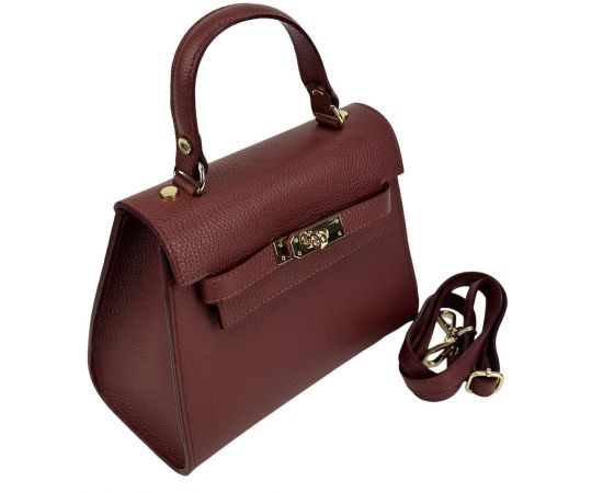 Купить Небольшая классическая кожаная сумочка Firenze Italy F-IT-9866DR, фото , изображение 8, характеристики, отзывы