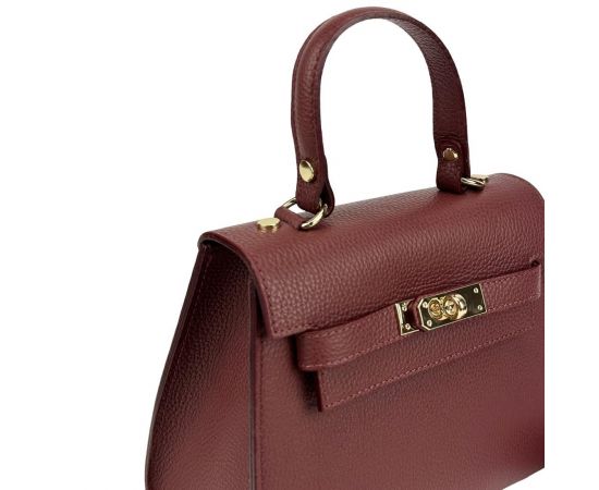 Купить Небольшая классическая кожаная сумочка Firenze Italy F-IT-9866DR, фото , изображение 10, характеристики, отзывы