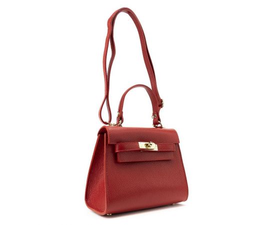 Придбати Небольшая классическая кожаная сумочка Firenze Italy F-IT-9866R, image , зображення 6, характеристики, відгуки