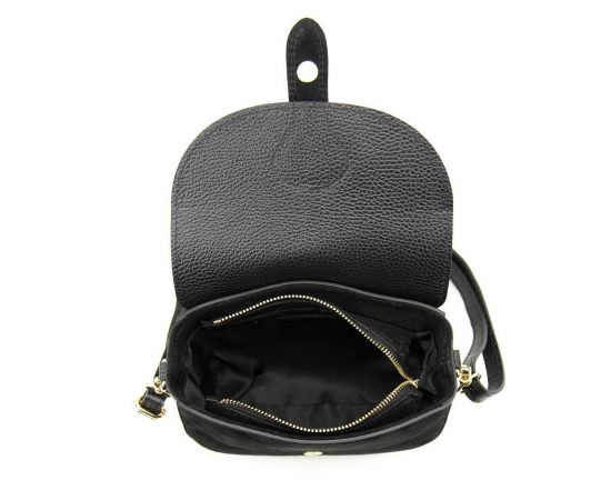 Купить Маленькое кроссбоди с круглым клапаном на застежке Firenze Italy F-IT-9876A, фото , изображение 2, характеристики, отзывы