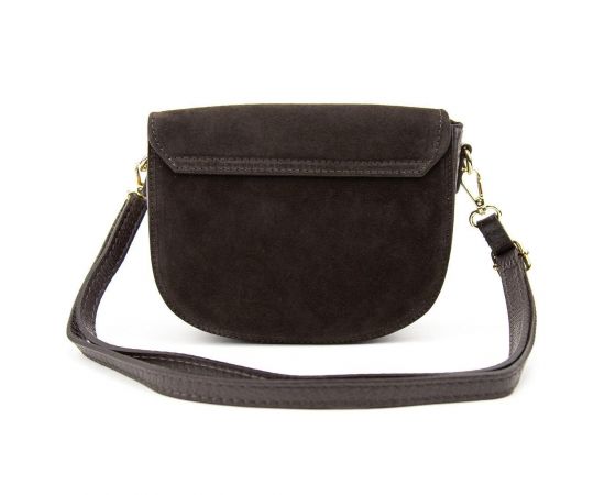 Купить Маленькое кроссбоди с круглым клапаном на застежке Firenze Italy F-IT-9876DB, фото , изображение 5, характеристики, отзывы