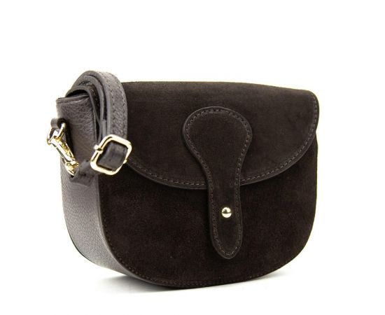 Купить Маленькое кроссбоди с круглым клапаном на застежке Firenze Italy F-IT-9876DB, фото , изображение 6, характеристики, отзывы